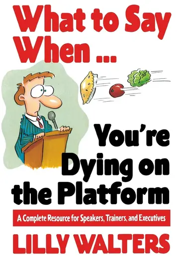 Cover of What to Say When. . .You're Dying on the Platform