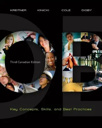 Cover of Organizational Behaviour, Third CDN Edition