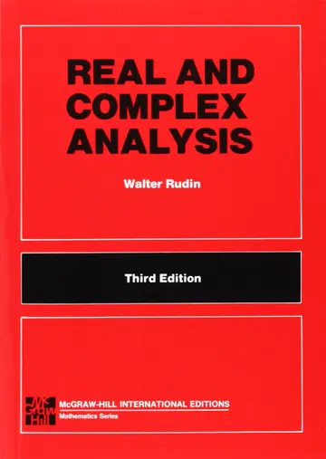 Cover of REAL & COMPLEX ANALYSIS 3E (5P) (Int'l Ed)