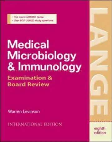 Cover of Medical Microbiology and Immunology