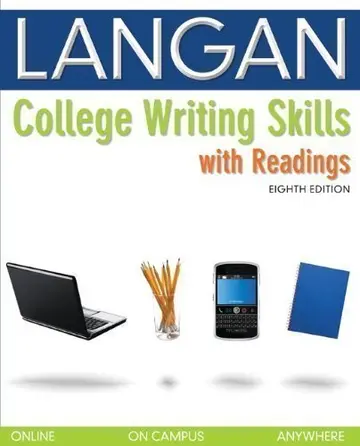 Cover of College Writing Skills with Readings