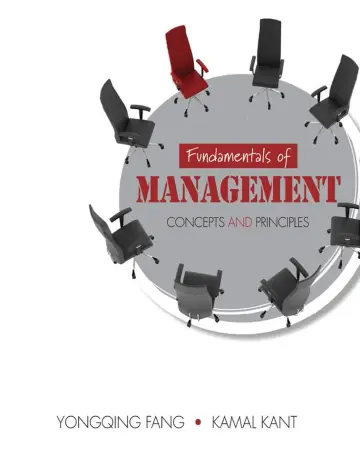 Cover of Fundamentals of Management