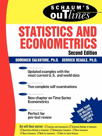 Cover of Schaum's Outline of Theory and Problems of Statistics and Econometrics