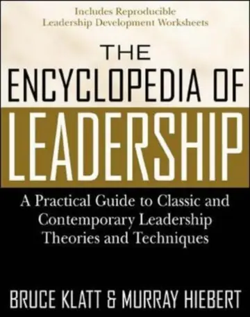 Cover of The Encyclopedia of Leadership