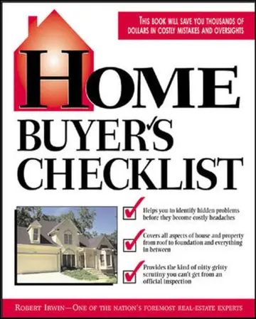 Cover of Home Buyer's Checklist