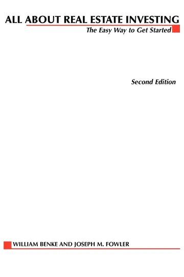 Cover of All About Real Estate Investing