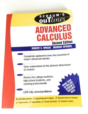 Cover of Schaum's Outlines of Advanced Calculus