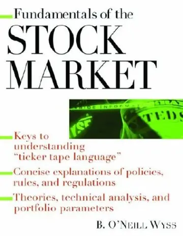 Cover of Fundamentals of the Stock Market