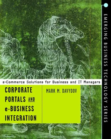 Cover of Corporate Portals and Ebusiness Integration