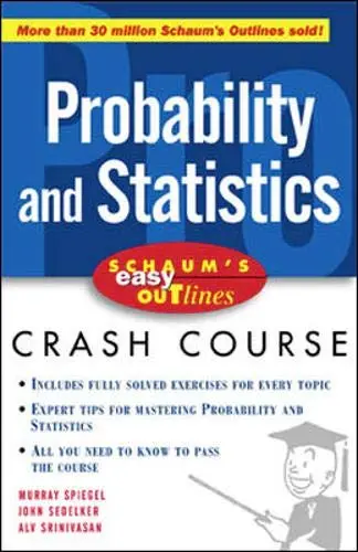 Cover of Schaum's Easy Outline of Probability and Statistics