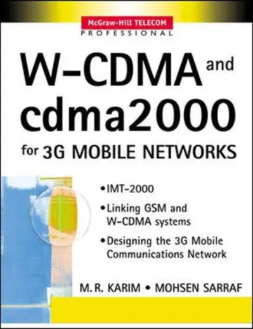Cover of W-CDMA and cdma2000 for 3G Mobile Networks