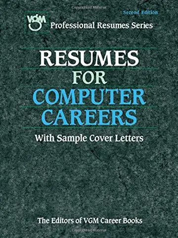 Cover of Resumes for Computer Careers, Second Edition
