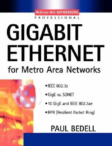 Cover of Gigabit Ethernet for Metro Area Networks