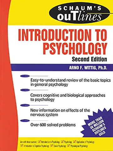 Cover of Schaum's Outline of Introduction to Psychology