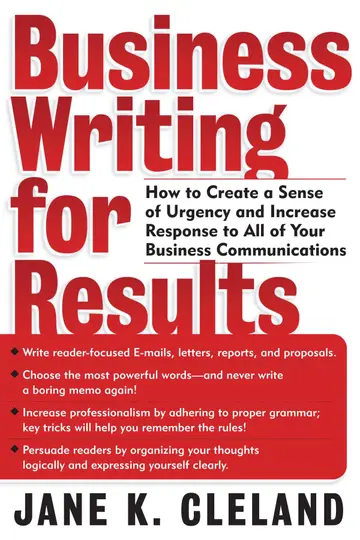 Cover of Business Writing for Results