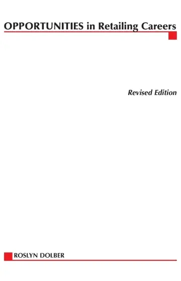 Cover of Opportunities in Retailing Careers
