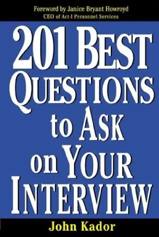 Cover of 201 Best Questions to Ask on Your Interview