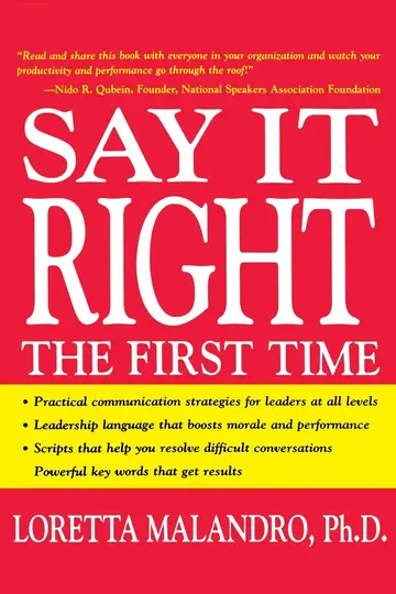 Cover of Say It Right the First Time