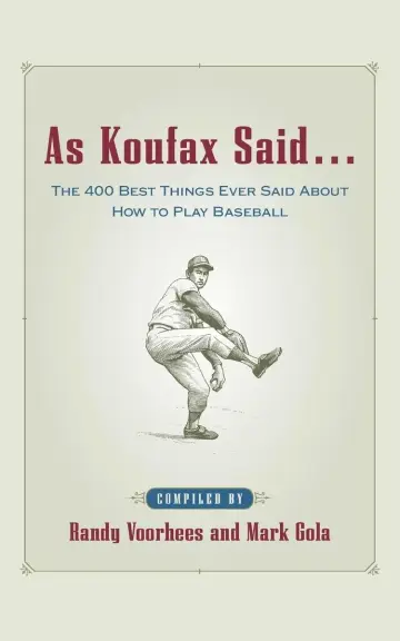 Cover of As Koufax Said