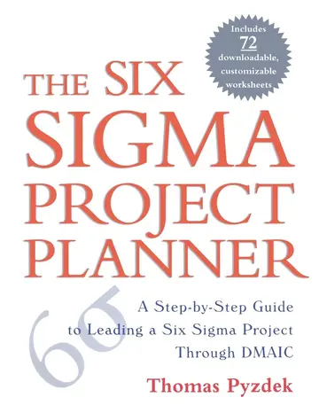 Cover of The Six Sigma Project Planner