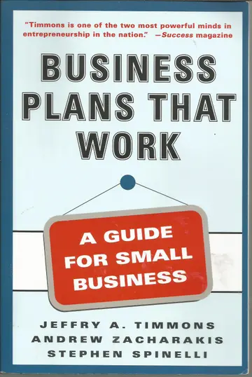 Cover of Business Plans that Work