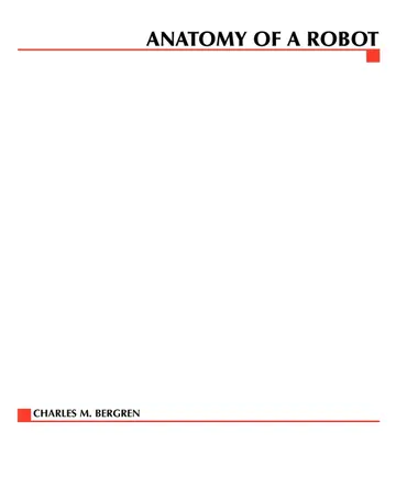 Cover of Anatomy of a Robot