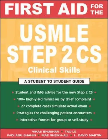 Cover of First Aid for the Usmle Step 2 Cs