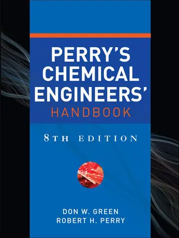 Cover of Perry's Chemical Engineers' Handbook, Eighth Edition