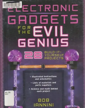 Cover of Electronic Gadgets for the Evil Genius