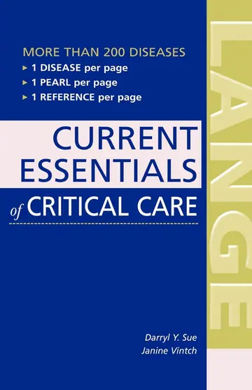 Cover of Current Essentials of Critical Care
