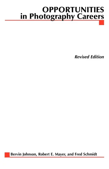 Cover of Opportunities in Photography Careers