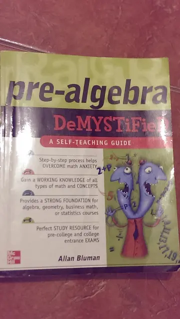 Cover of Pre-Algebra Demystified