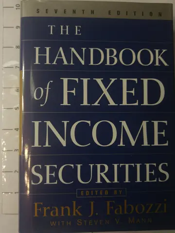 Cover of The Handbook of Fixed Income Securities