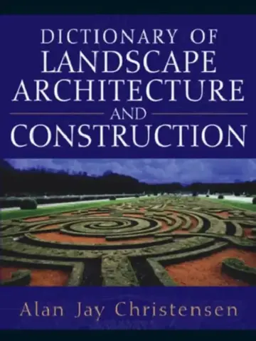 Cover of Dictionary of Landscape Architecture and Construction