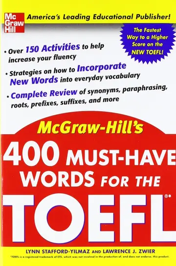 Cover of 400 Must-Have Words for the TOEFL