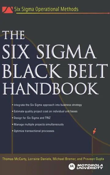 Cover of Six Sigma Black Belt Handbook
