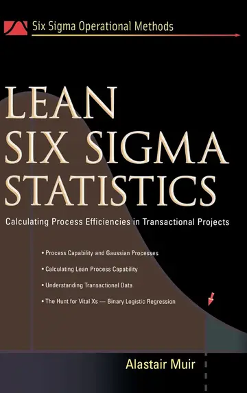 Cover of Lean Six Sigma Statistics