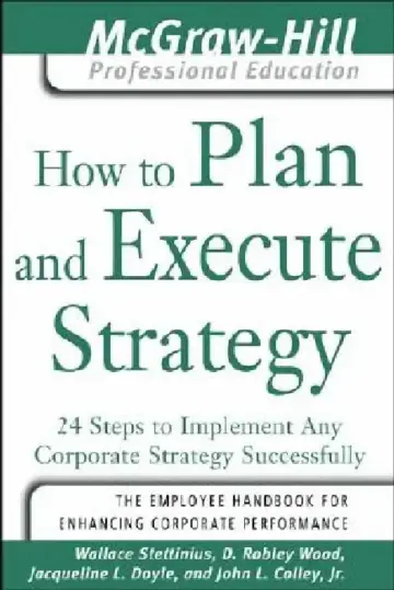 Cover of How to Plan and Execute Strategy