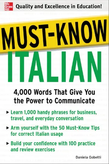 Cover of Must-Know Italian