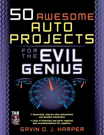 Cover of 50 Awesome Auto Projects for the Evil Genius