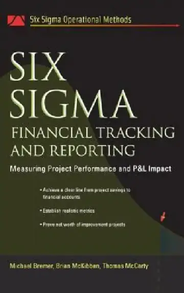 Cover of Six SIGMA Financial Tracking and Reporting