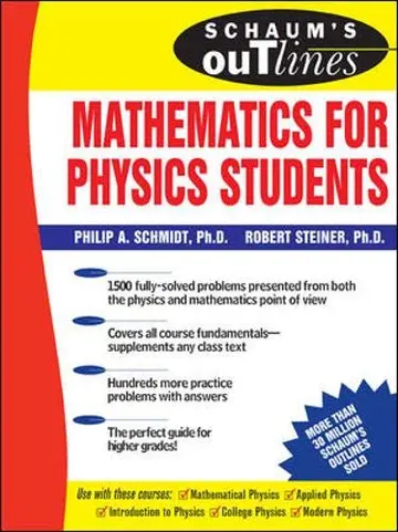 Cover of Schaum's Outline of Mathematics for Physics Students