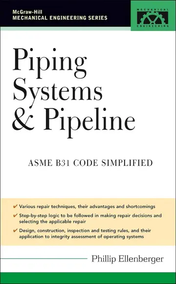 Cover of Piping Systems & Pipeline ASME B31 Code Simplified 1