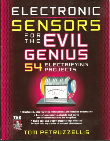 Cover of Electronics Sensors for the Evil Genius