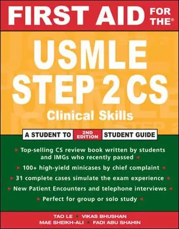 Cover of First Aid for the USMLE Step 2 CS