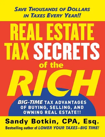Cover of Real Estate Tax Secrets of the Rich