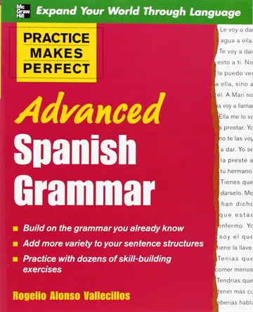 Cover of Advanced Spanish Grammar