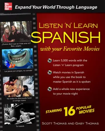 Cover of Listen 'n' Learn Spanish with Your Favorite Movies