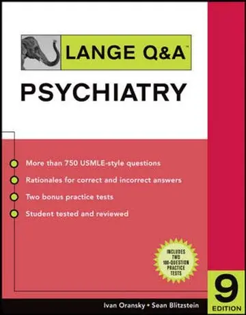 Cover of Lange Q&A Psychiatry, Ninth Edition