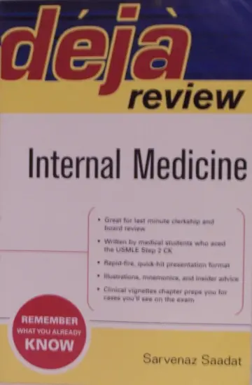 Cover of Deja Review Internal Medicine